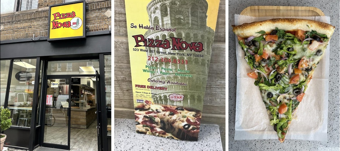 Pizza Nova Menu